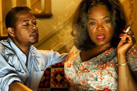 Terrence Howard and Oprah Winfrey in THE BUTLER movie
